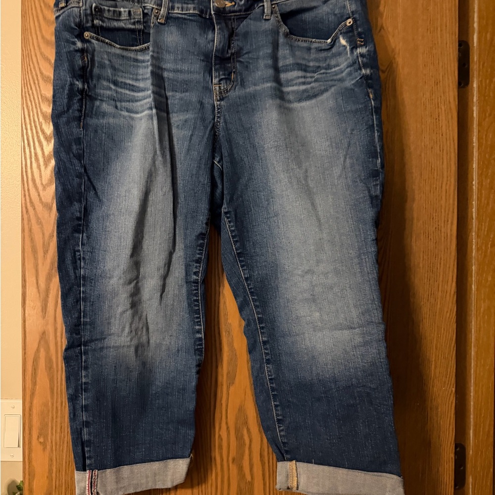 Torrid Blue Boyfriend Jeans for Women